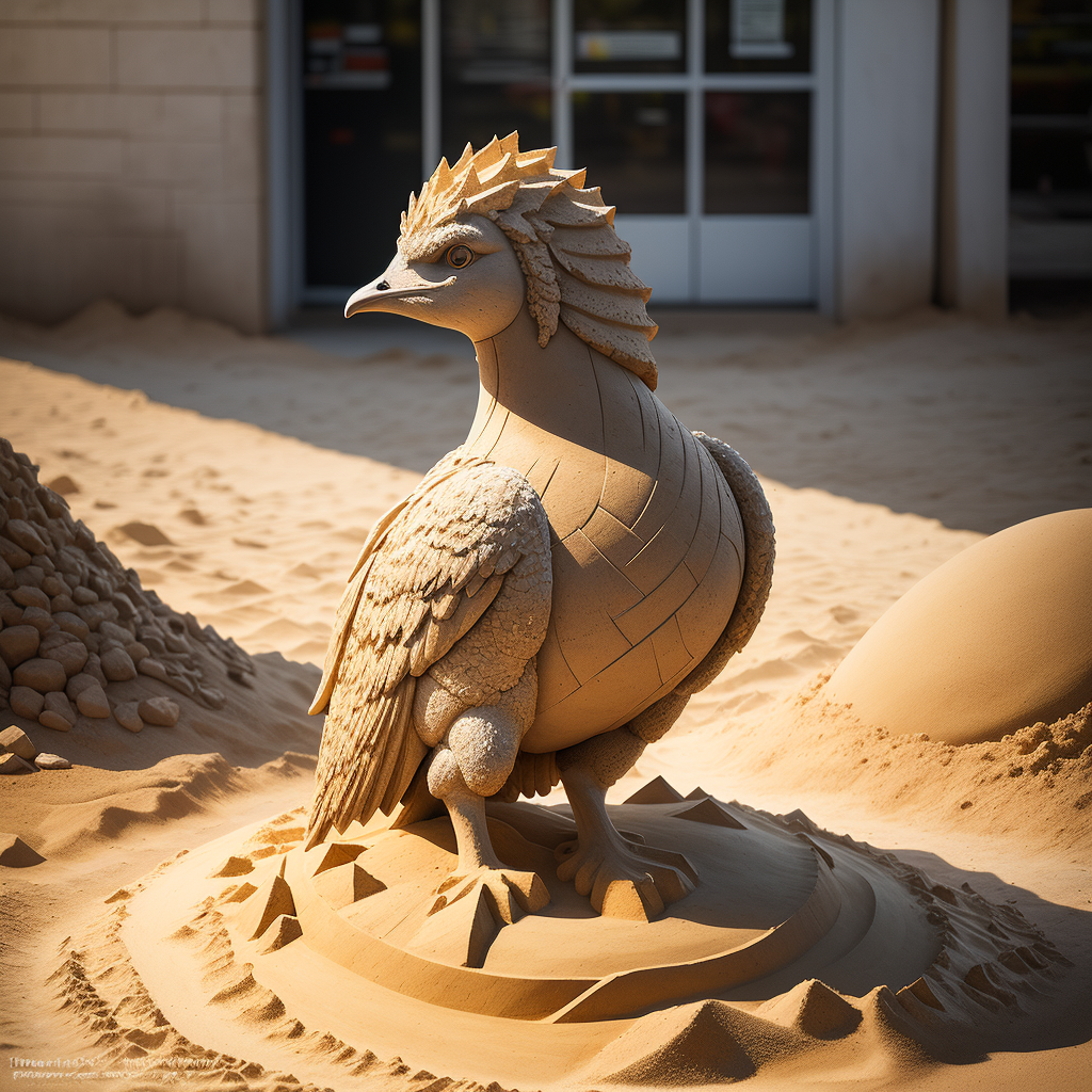 00003-2680192516-a (sandsculpturecd, sand_1.2) rooster, (solo_1.2), standing in sandbeach, , no humans, high quality, masterpiece, realistic, pho.png